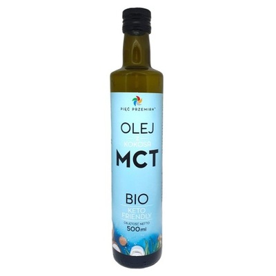 Olej MCT z kokosa BIO Pięć Przemian, 500 ml Pięć Przemian