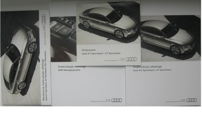 AUDI A7 SPORTBACK 14-17 BOOK SERVICE PL +MMI  