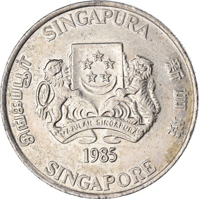 Moneta, Singapur, 20 Cents, 1985