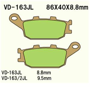 ZAPATAS DE FRENADO VESRAH VD-163/2JL  