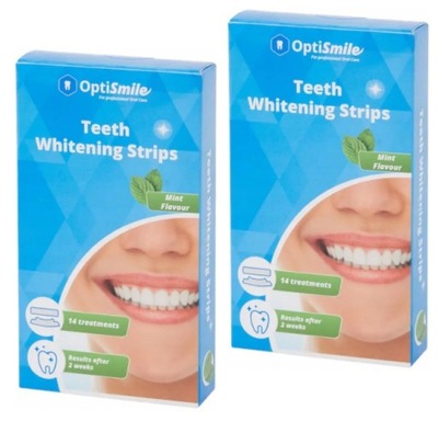 Paski wybielające do zębów OptiSmile 2 x 14 sztuk