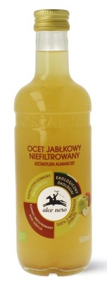 OCET JABŁKOWY 5 % NIEFILTROWANY BIO 500 ml