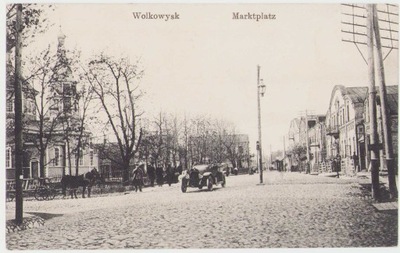 WOŁKOWYSK RYNEK - 1915 Feldpost stemple