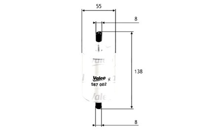 FITLR COMBUSTIBLES - GASOLINA RENAULT MEGANE 2.0 GASOLINA 7 1996-12 1996 VALEO  