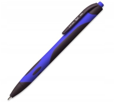 DŁUGOPIS AUTOMATYCZNY 1.0MM NIEBIESKI WKŁAD MIX KOLORÓW OBUDOWY