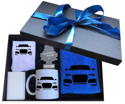 JUEGO TAZA AUDI PARA MOTOMANIAKA - PARA VOLANTE URODZINY REGALO  