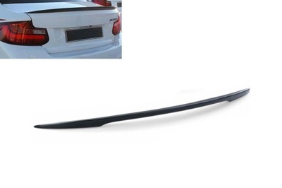 Спойлер bmw 2 f22 f23 f87 m2 спойлер чёрный блеск фото №1