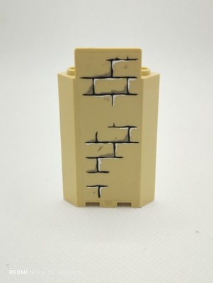 Lego 87421pb001 Tan Panel Ściana Harry Potter Zamek Mur wzór