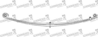 РЕССОРА VOLVO SCHOMÄCKER 09660000, O.E. 3123973