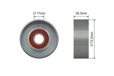 ROLLO CORREA WIELOROWKOWEGO MAZDA 3 BK 03- 08 BMW 5 E39 1995- 2003 BMW 7 E38  