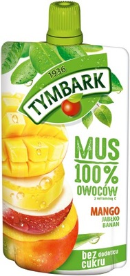 Mus dla Dzieci 100% Owoców MANGO WitC 120g Tymbark