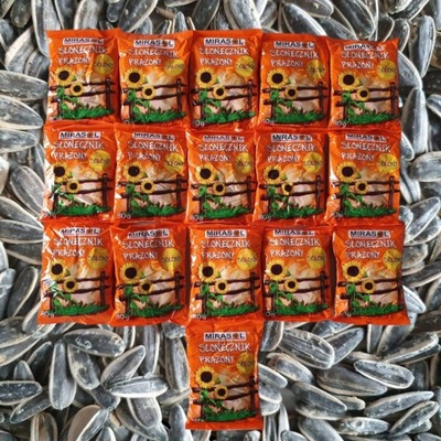 SŁONECZNIK 80g SOLONY MIRASOL DUZE ZIARNO