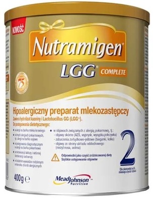 NUTRAMIGEN 2 LGG COMPLETE 400g preparat mlekozastępczy