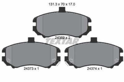 Ham.klocki /p/ elantra 1.6-2.0crdi 00- фото №1