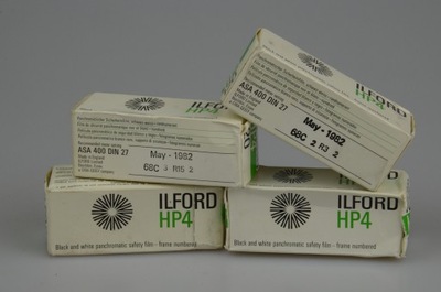 Ilford HP 4 typ 120 negatyw