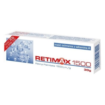 Retimax 1500 Maść z witaminą A 30g