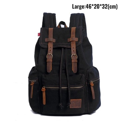 MARKROYAL Canvas Retro Men's Bag Backpack Suitable