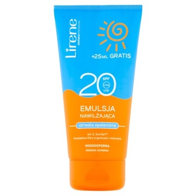 LIRENE SUN SPF20 Emulsja utrwalająca opaleniznę 175ml