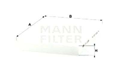 MANN-FILTER FILTRAS KABINOS FIAT DOBLO DOBLO MINIVAN IDEA PUNTO LANCIA 