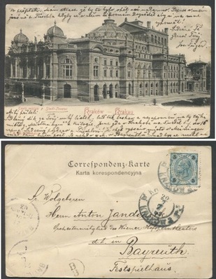 Kraków Teatr Miejski 1902r.