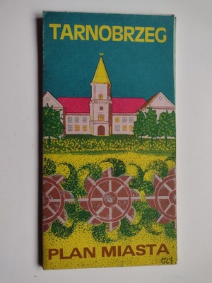 Tarnobrzeg plan miasta 1981