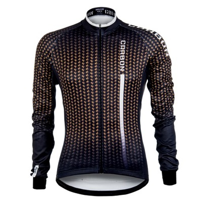 Bluza rowerowa Vezuvio Carbon Gold rozmiar L