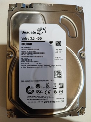 Dysk Seagate Video ST3000VM002 3TB SATA III 3,5"