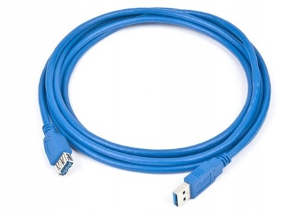 Kabel Przedłużacz USB 3.0 typu AM-AF 1,8m Gembird niebieski