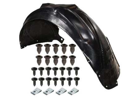 Підкрилок підкрилок audi a6 c5 02- перед праве кліпси фото №1