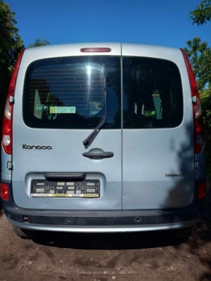 Бампер задний задняя renault kangoo ii iii pdc фото №1