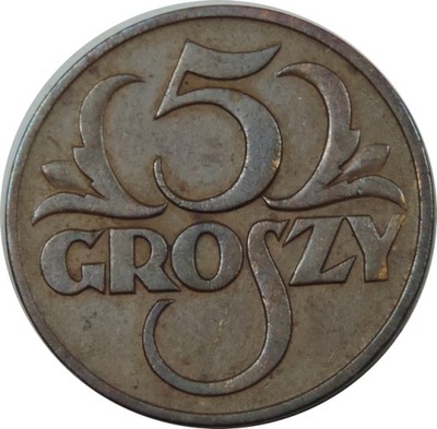 5 GROSZY 1935 - STAN (3+) - SP848