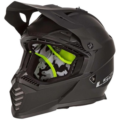 KASK LS2 MX437 FAST EVO MATT BLACK CROSS S