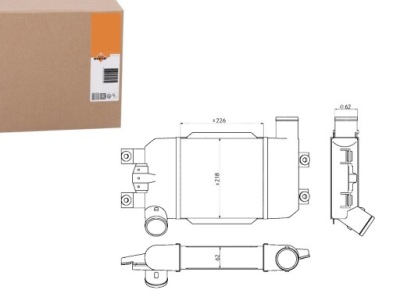 Интеркулер nrf 14461vb301 фото №1