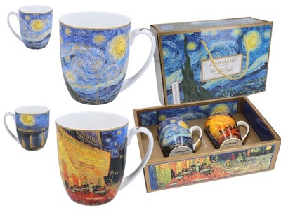 Kpl. 2 kubków - V. van Gogh, Taras kawiarni nocą