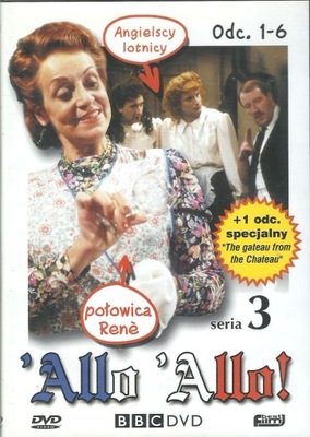 ALLO ALLO SERIA 3 OK. 2DVD FOLIA LEKTOR SKLEP PEŁNE