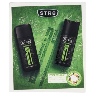 Str8 Freak Zestaw Upominkowy Dla Mężczyzn Dezodorant Zapachowy z Atomizerem