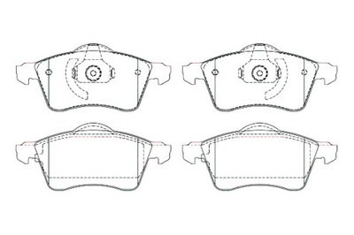 Breck тормозные колодки тормозные vw transporter / caravelle фото №1