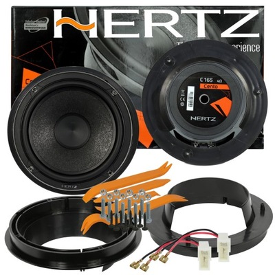 HERTZ EV C 165 ALTAVOCES OPEL AGILA B PARTE DELANTERA I PARTE TRASERA  