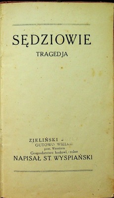 Sędziowie Tragedja 1920 r.