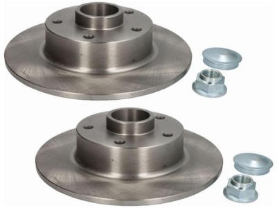 Тормозные диски задняя renault scenic iii 1.2-2.0 08- clio iv 1.6 13- fluence 1.6 14- фото №1