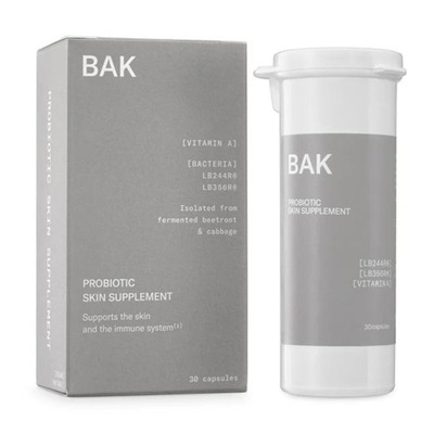 BAK Skin Suplement Probiotyczny na skórę 30 kaps