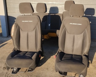 Сидіння оббивка заднє сидіння набір wrangler jk rubicon 4d фото №1