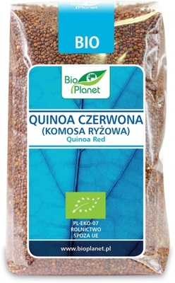 KOMOSA RYŻOWA QUINOA CZERWONA BIO 500 G BIO PLANET