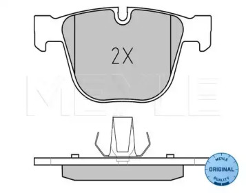 КОЛОДКИ ГАЛЬМІВНІ BMW MEYLE