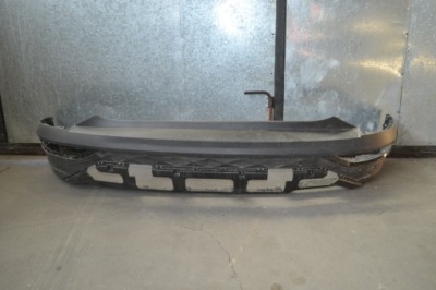 Бампер задняя задний накладка спойлер tucson iv фото №1