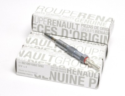 Свічки запалювання розжарювання megane iii iv scenic 1,5dci оригінал фото №1