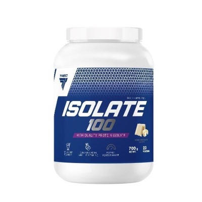 Trec Nutrition Isolate 100 białko izolat 700g Biała Czekolada