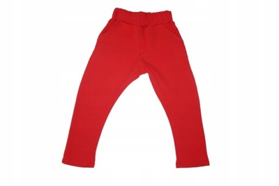 Spodnie czerwone klasyczne 104