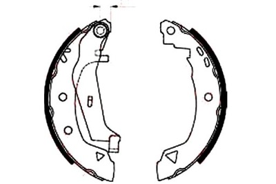 ЩЫТКА ГАЛЬМІВНИЙ ПІДХОДИТЬ DO: ALFA ROMEO 33, CITROEN AX, DACIA LOGAN, R