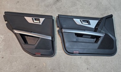 Mercedes glk обивка обшивка дверь левый задняя фото №1